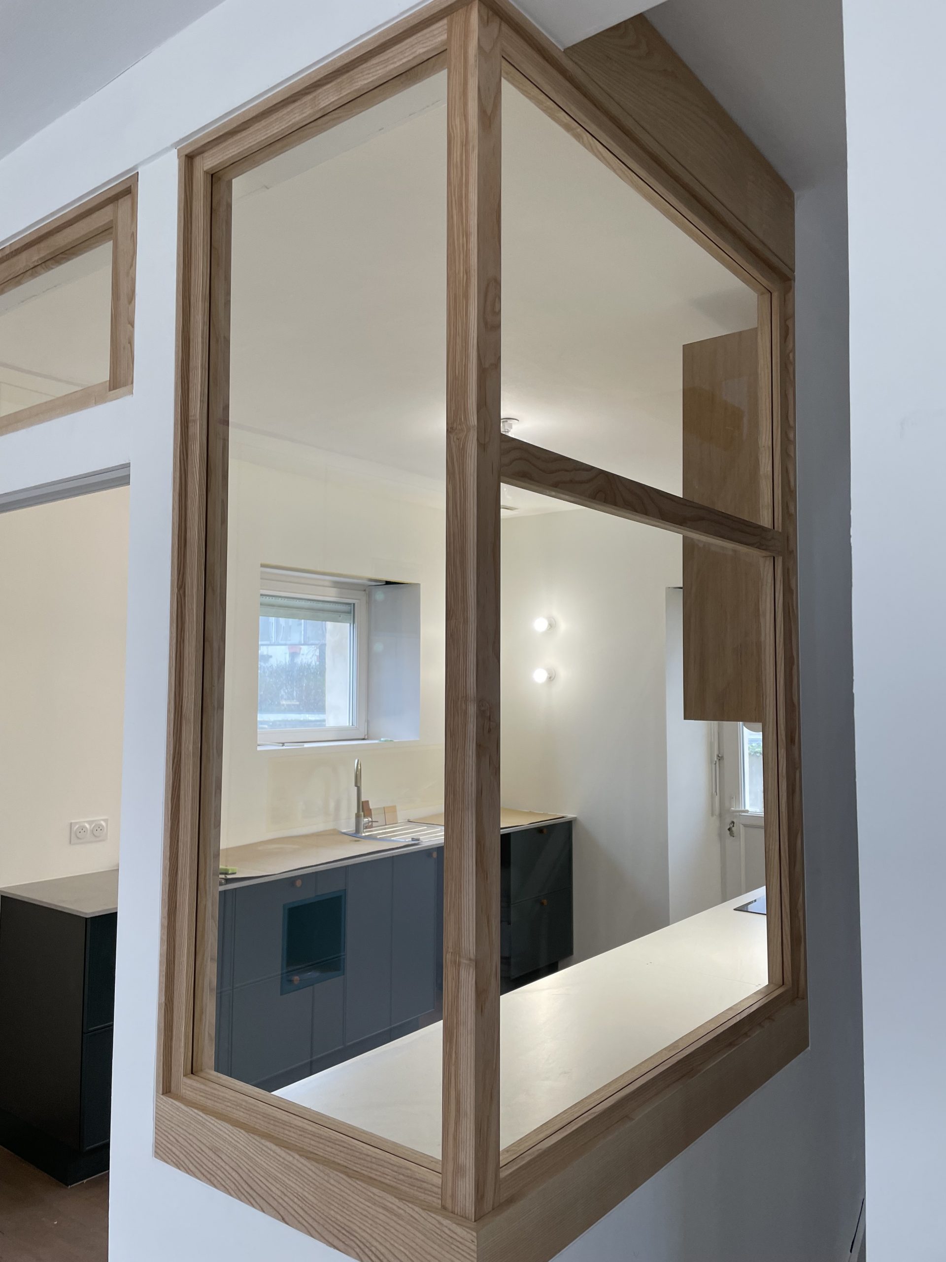 verrière en bois sur mesure