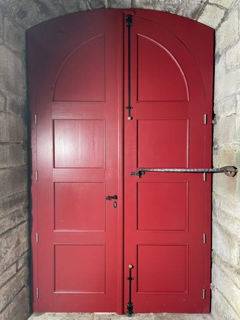 Fabrication porte d'église Morbihan